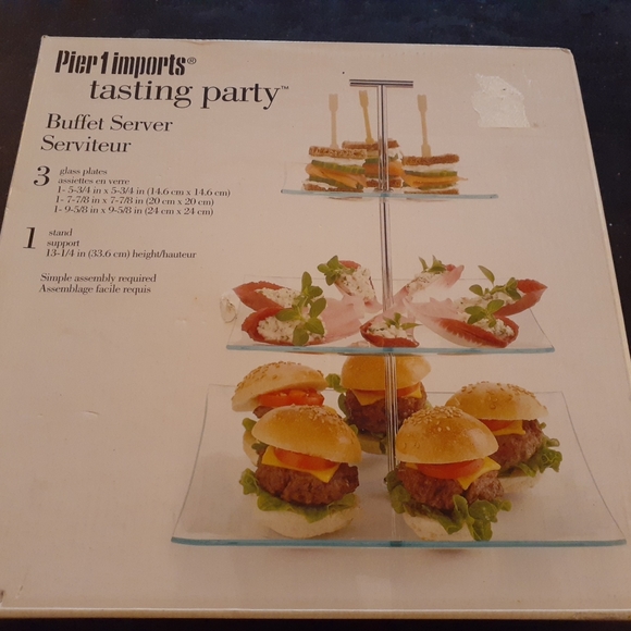 Pier 1 Dining Brand New In Box Pier Imports Tasting Party Tiered